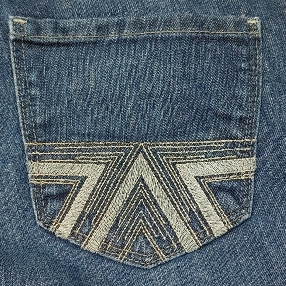 American Eagle AE77 Embroidered Pocket Flare Jeans 4 - Picture 11 of 15